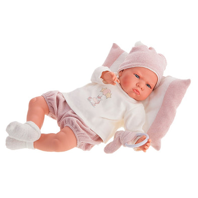 Newborn Doll 52 cm - Berta Unicorn Outfit with Pillow
