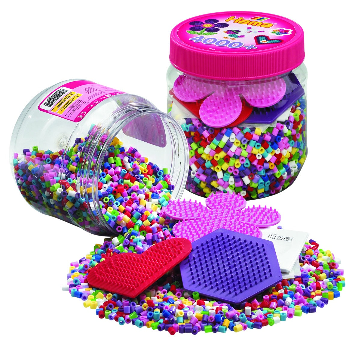 Beads and Pegboards in Tub - Flower