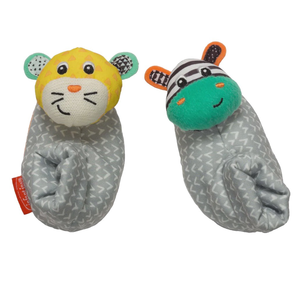 Foot Rattles - Zebra/Cheetah