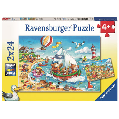 2 x 24 pc Puzzle - Seaside Holiday