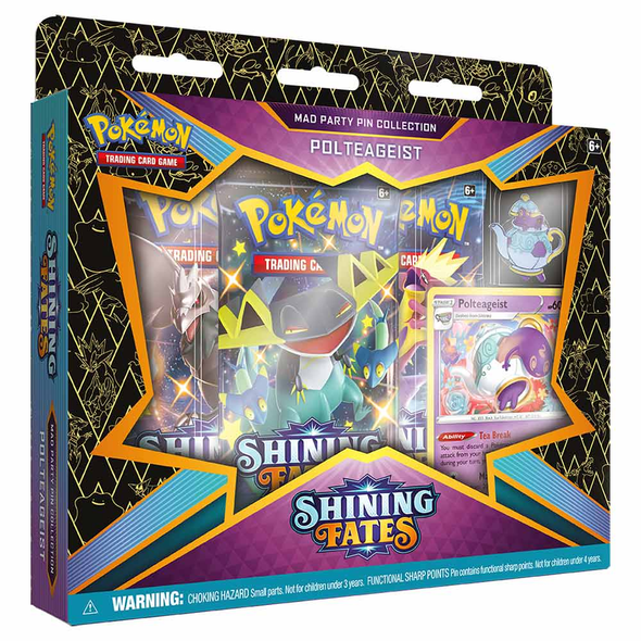 Pokemon TCG Shining Fates - Mad Party Pin Collection