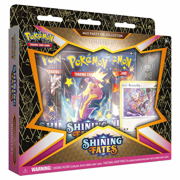 Pokemon TCG Shining Fates - Mad Party Pin Collection