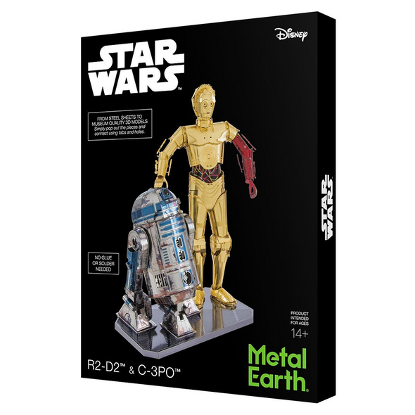Metal Earth Model Kit - R2-D2 and C-3PO