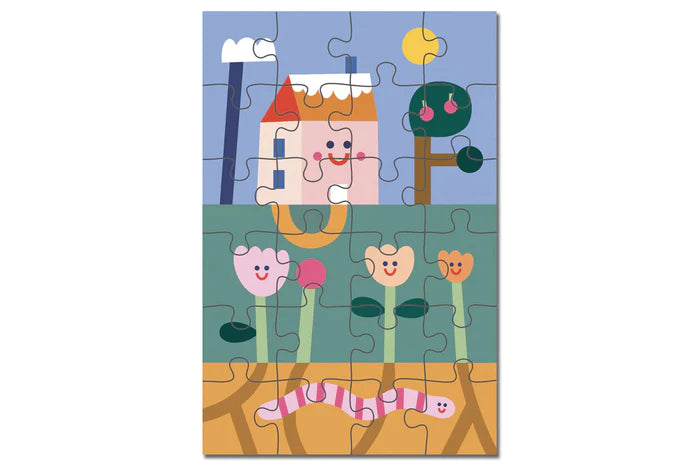 24 pc Kids Puzzle - Under The Garden