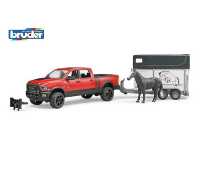 RAM 2500 Power Wagon with horse trailer and 1 horse