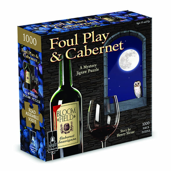 1000 pc Mystery Puzzle - Foul Play & cabernet