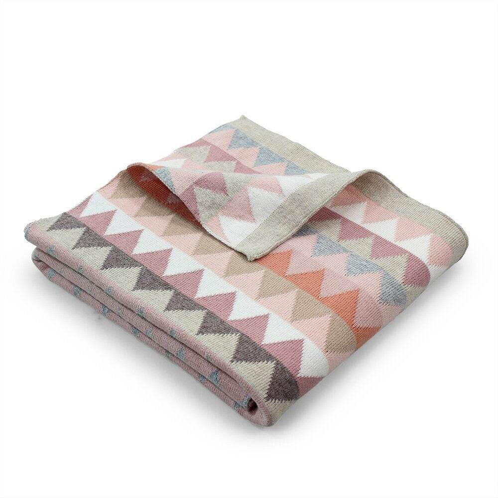 Cotton Knit Baby Blanket