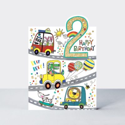 Birthday Card - Age Blue (Cherry on Top)