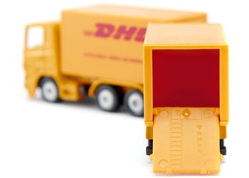 1694 DHL Truck with Trailer