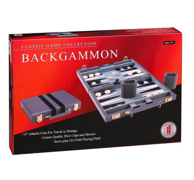 15" Backgammon Classic Game Collection