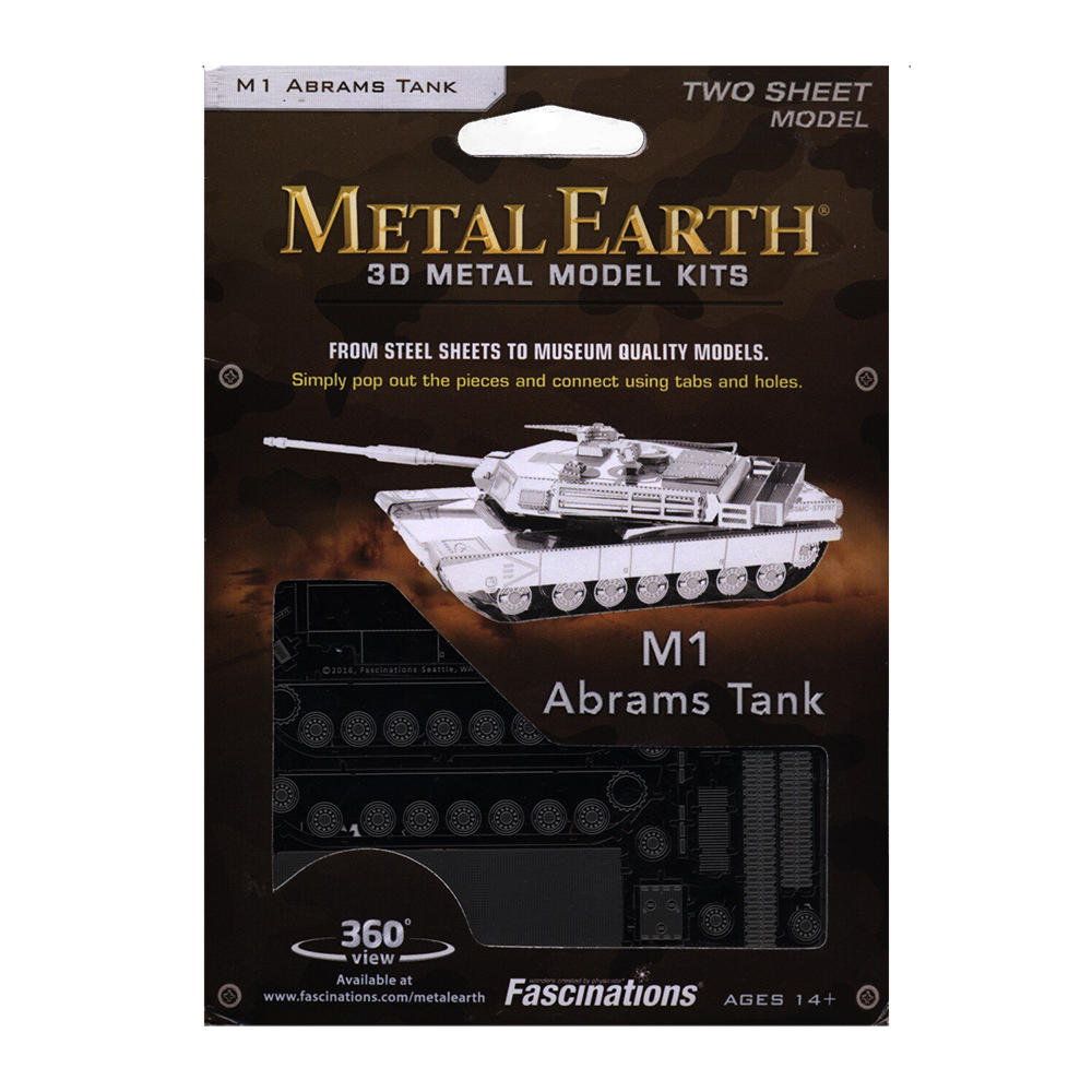 Metal Earth Model Kit - M1 Abrams Tank – Toys and Tales