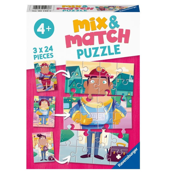 Mix and Match Puzzle - Job Swap