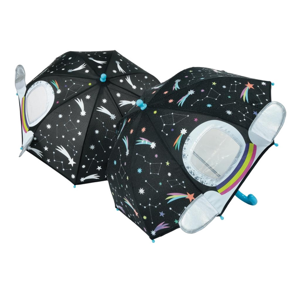 3D Colour Change Umbrella - Space