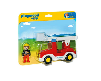 Playmobil 1.2.3 - Ladder Unit Fire Truck 6967