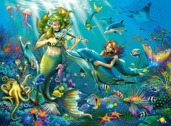 100 pc Puzzle - Glitter Underwater Beauties