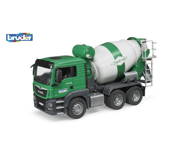 MAN TGS Cement mixer truck - Green