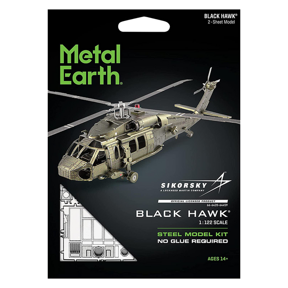 Metal Earth Model Kit - Black Hawk