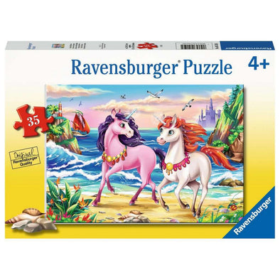 35 pc Puzzle - Beach Unicorns