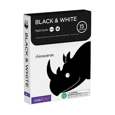 Cognitive Flash Cards - Black and White