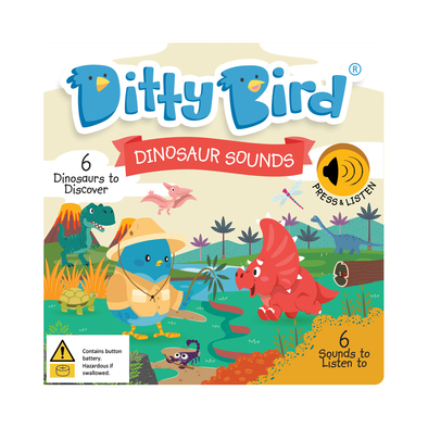 Ditty Bird Book - Dinosaur Sounds