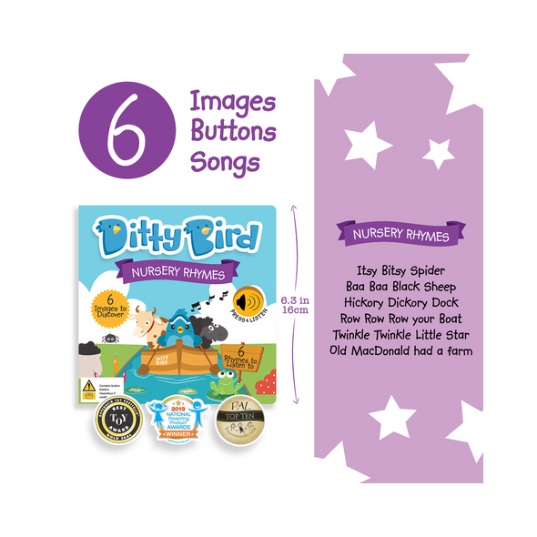 Ditty Bird Book - Nursery Rhymes