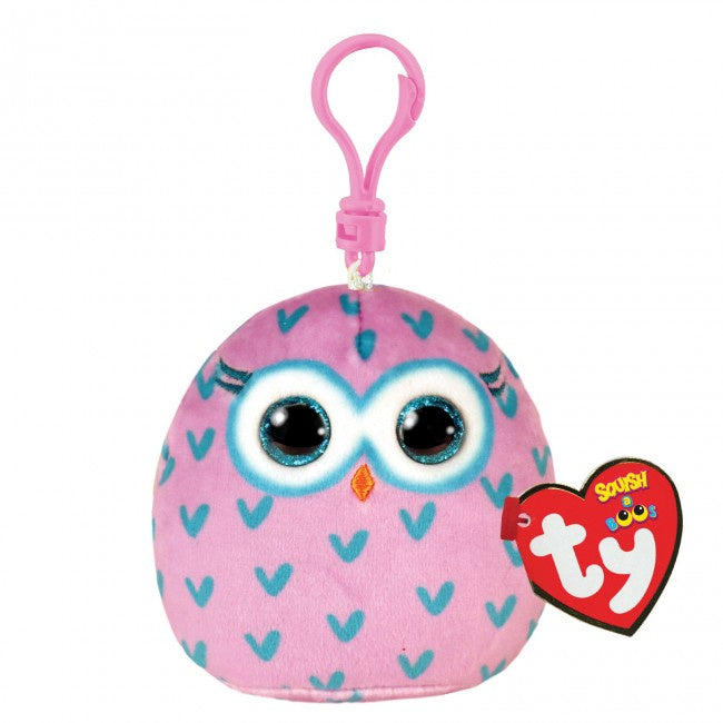 Squishy Beanie Clip - Winks Owl