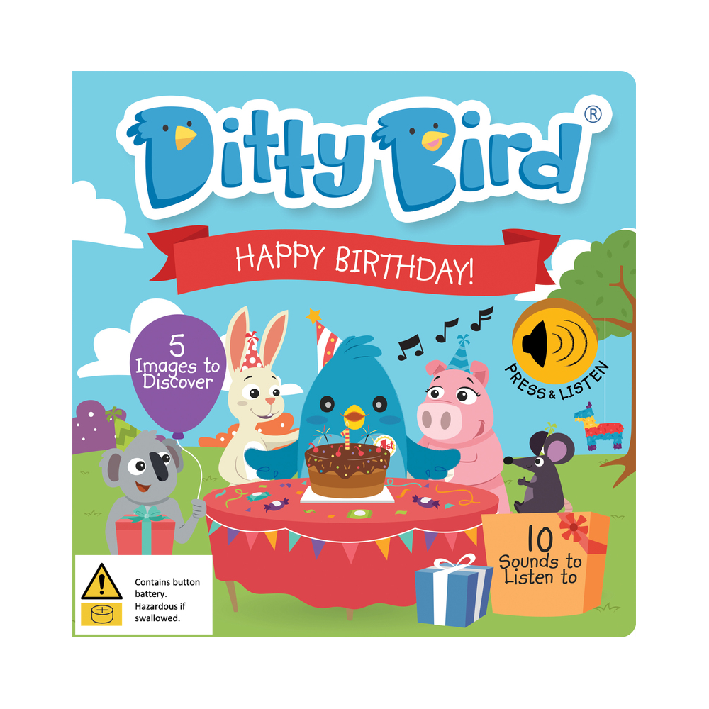 Ditty Bird Book - Happy Birthday