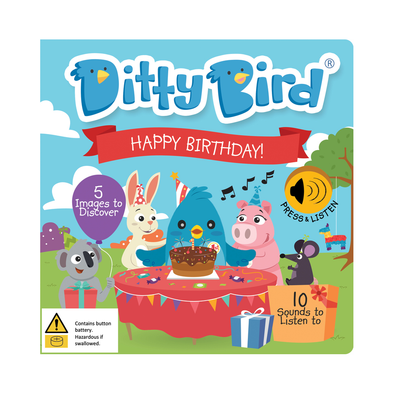 Ditty Bird Book - Happy Birthday