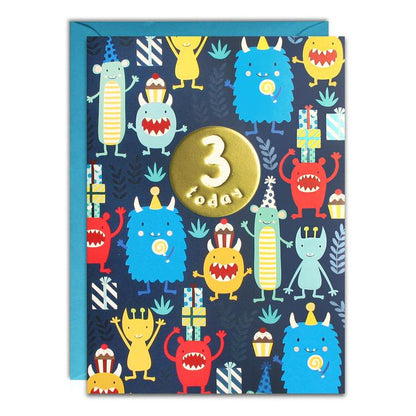Birthday Card - Age Blue