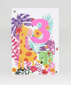 Birthday Card - Age Pink (Wildlings)