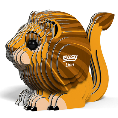 3D Cardboard Model Kit - Lion