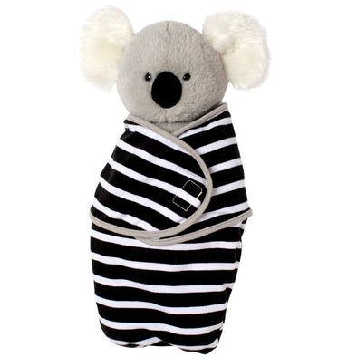 Koala Plush Toy in Swaddle Blanket