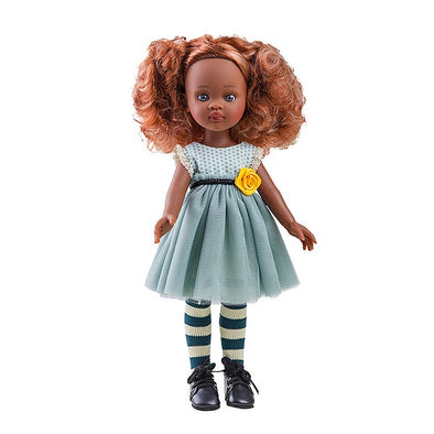 Doll 32cm Nora with Funky Turquoise Dress