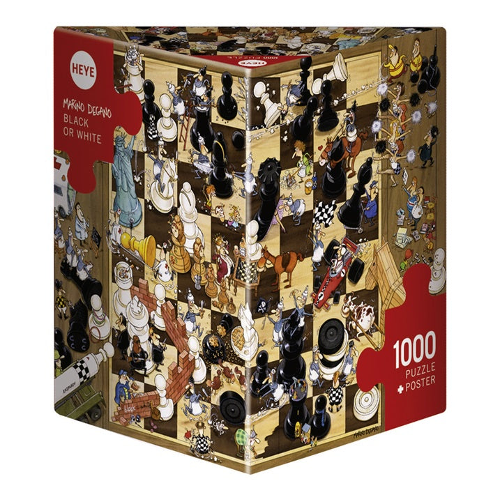 1000 pc Puzzle - Marino Degano Black or White