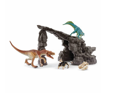 Dinosaurs with Cave Play Set