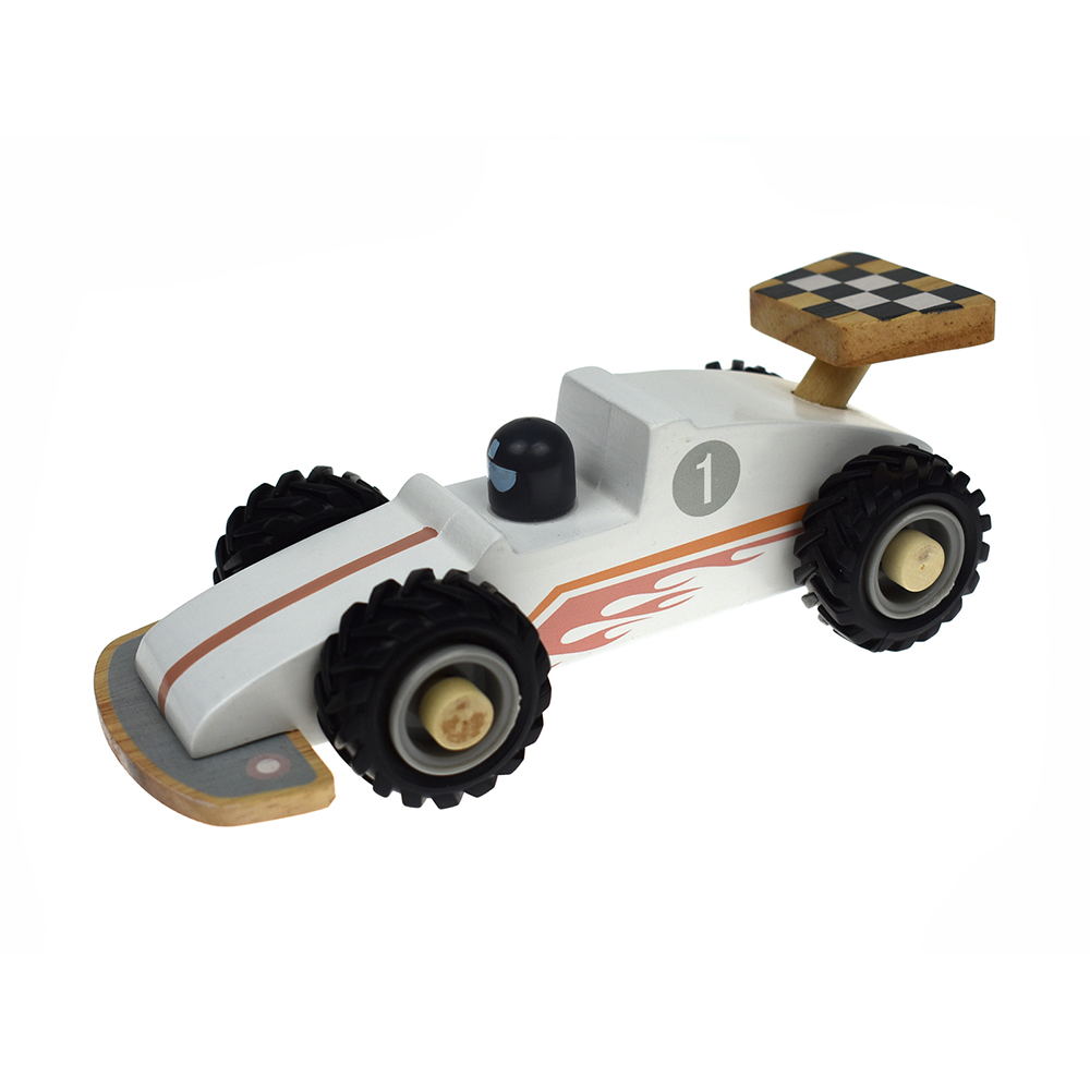 Classic Calm Wooden Race Car