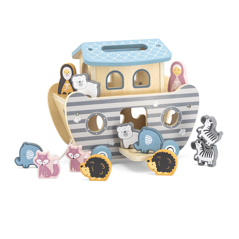 Noah's Ark Shape Sorter - Pastel