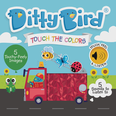 Ditty Bird Book - Touch The Colours