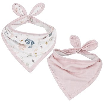 Organic Cotton 2pk Bandana Bibs