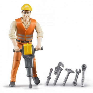 Bworld Construction Worker with Accessories