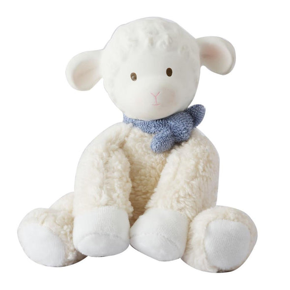 Lila and Lucas Lamb Teether and Plush Toy