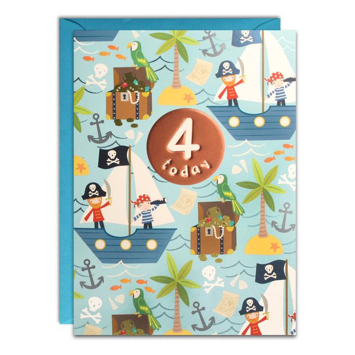 Birthday Card - Age Blue