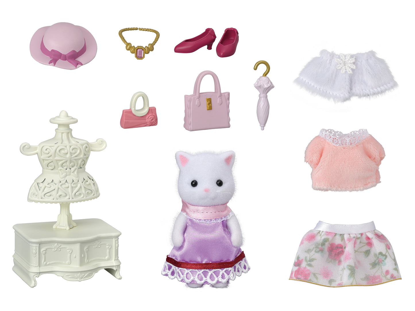 Fashion Play Set Town Girl Series (Persian Cat)