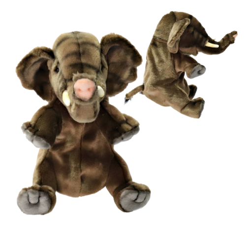 Hansa Elephant Puppet - 24cm