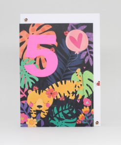 Birthday Card - Age Pink (Wildlings)