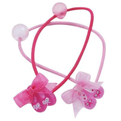 Hair Elastics 2pk - Ballet Shoes