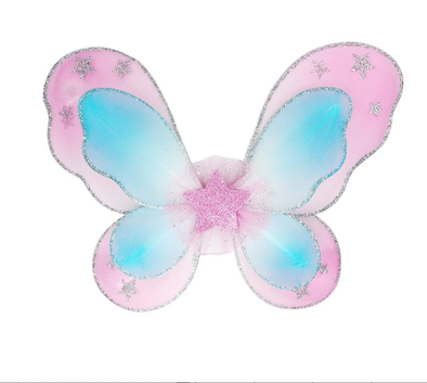 Wings - Pink and Blue with pink star