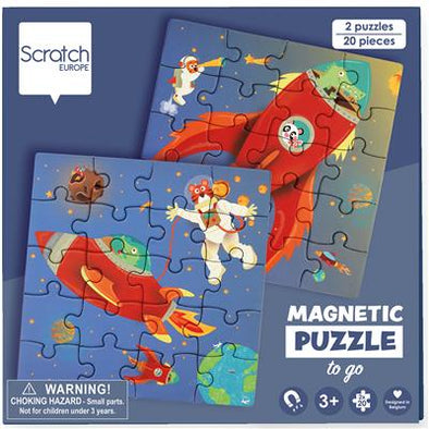 2 x 20 pc Magnetic Puzzle - Space