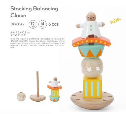 Stacking Balancing Clown