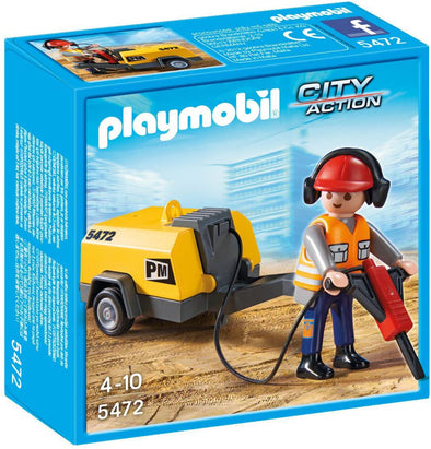 City Action - Construction Worker with Jack Hammer 5472
